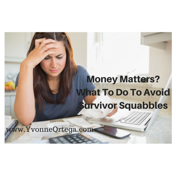 Money Matters Stressing Woman Facing Survivor Squabbles and Financial Chaos