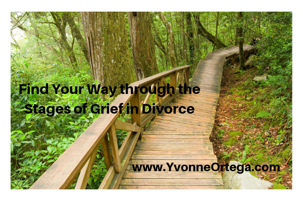 divorce, find your way through the stages of grief in divorce