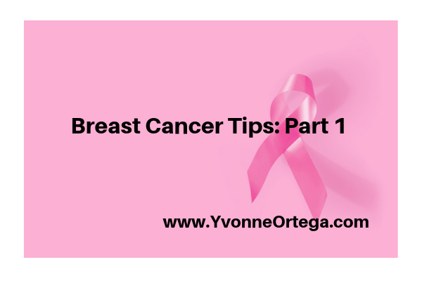 #breastcancer tips: Part 1