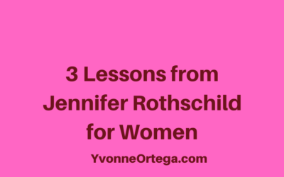 3 Lessons from Jennifer Rothschild for Women